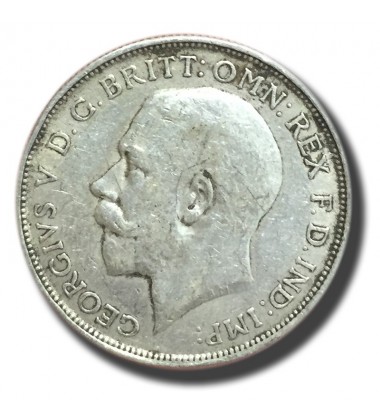 1916 British Silver Florin Coin