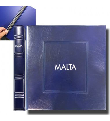 SAID Malta Supplement Pages Blue Album Cover & Case