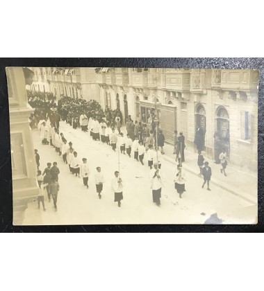 Malta Photo-Postcard Religious Event