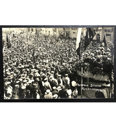 Malta Photo-Postcard Religious Event Verdala Studio Cospicua