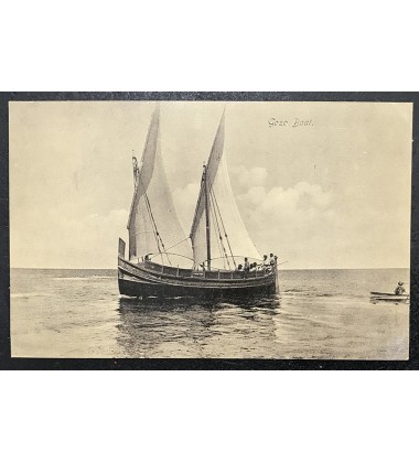 Malta Postcard Gozo Boat