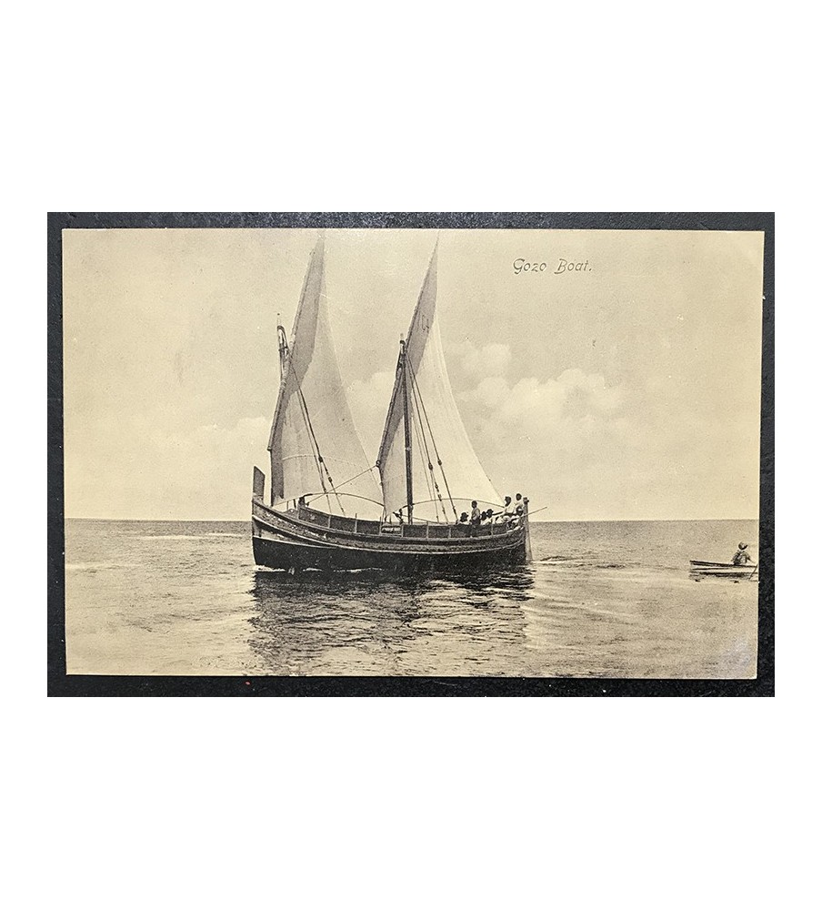 Malta Postcard Gozo Boat