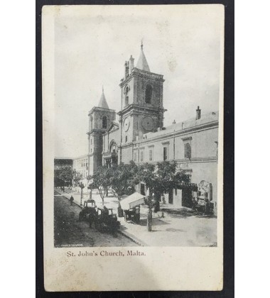 Malta Postcard St Johns Cathedral