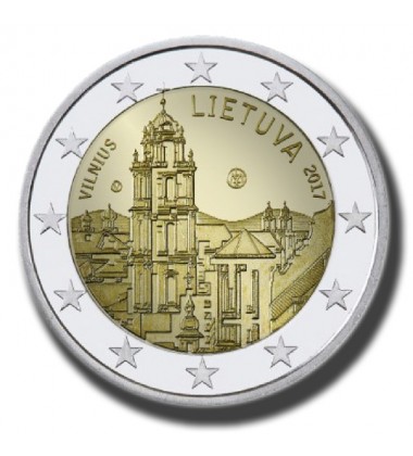 2017 Lithuania Vilnius 2 Euro Commemorative Coin