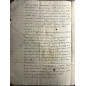 1705 Grand Master of Malta Emmanuel De Rohan Signed document bearing Marc Antonio Zondadari Wafer Seal