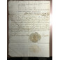 1705 Grand Master of Malta Emmanuel De Rohan Signed document bearing Marc Antonio Zondadari Wafer Seal