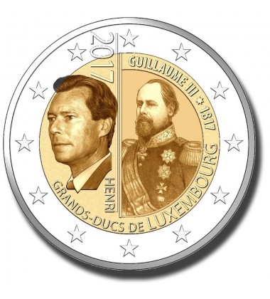 2017 Luxembourg 50 Years Of Voluntary Military Service 2 Euro Coin