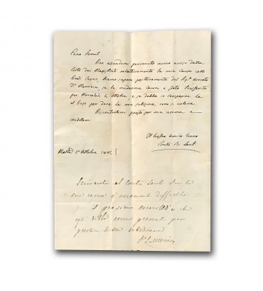 1841 Malta Entire Internal Letter From Malta To Monte Di Pieta Gozo Rare