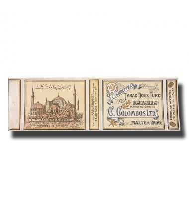 Cavalla C. Colombos Ltd. Malta & Cairo Turkish Cigarettes 81 x 68 x 12mm