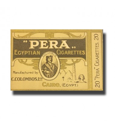 Pera C. Colombos Ltd. Cairo Egyptian Cigarettes 89 x 71 x 17mm (20 Cigarettes)