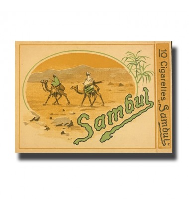 Sambul The Orient Cigarette Coy. Cairo  89 x 70 x 10mm (10 Cigarettes)