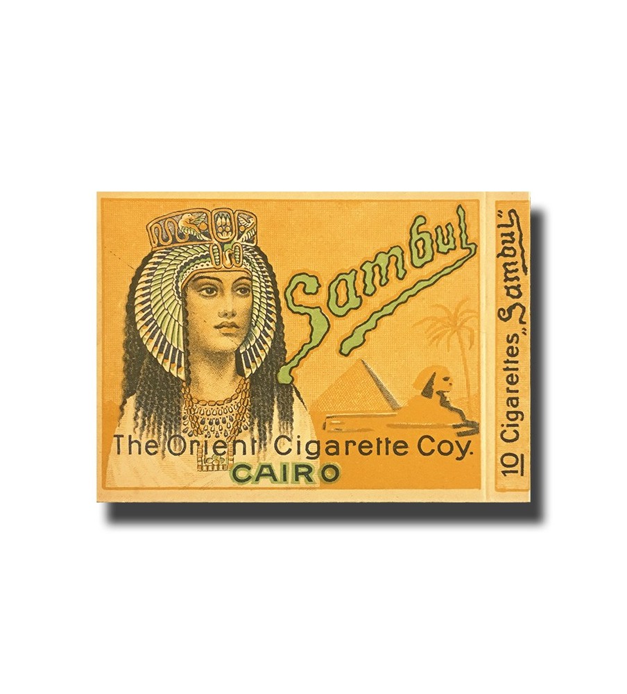 Sambul The Orient Cigarette Coy. Cairo  89 x 70 x 10mm (10 Cigarettes)