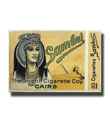 Sambul The Orient Cigarette Coy. Cairo  87 x 70 x 17mm (20 Cigarettes)