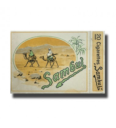 Sambul The Orient Cigarette Coy. Cairo  87 x 70 x 17mm (20 Cigarettes)