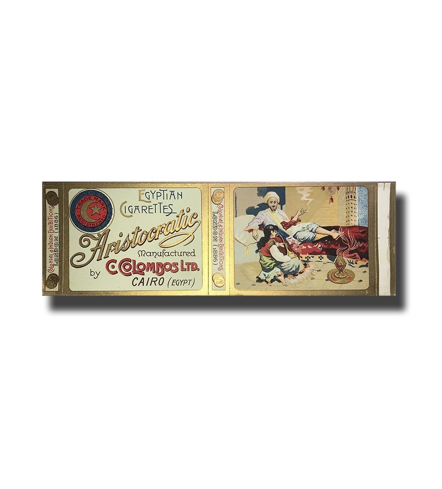 Aristocratic C. Colombos Ltd. Malta & Cairo Egyptian Cigarettes 100 x 78 x 17mm