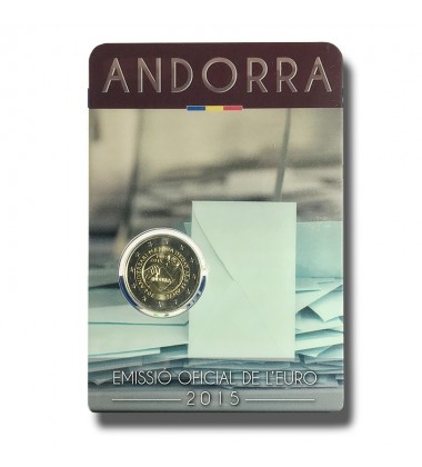 2015 Andorra Political Rights 2 Euro Commemorative Coin