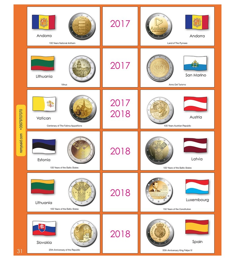 €2 Euro Commemorative Page 28