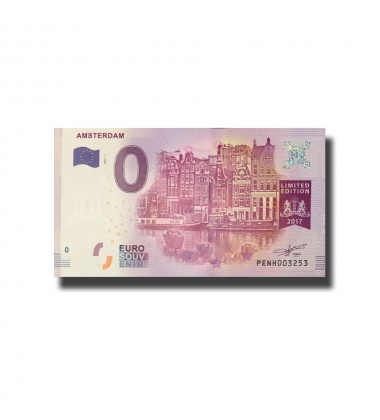 Netherlands Amsterdam 0 Euro Banknote Uncirculated 004535