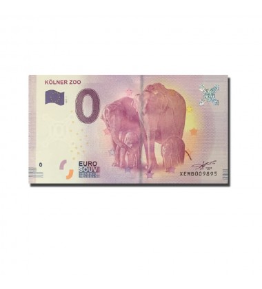 Germany Kolner Zoo 0 Euro Banknote Uncirculated 004574