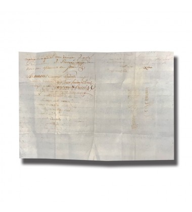 1715 Malta Entire Letter Sent From Messina Sicily Postal History