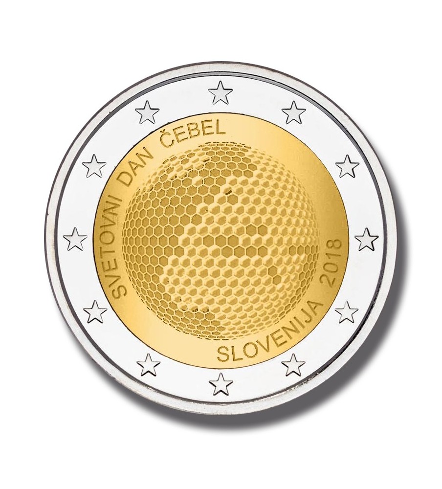 2018 Slovenia World Bee Day 2 Euro Commemorative Coin