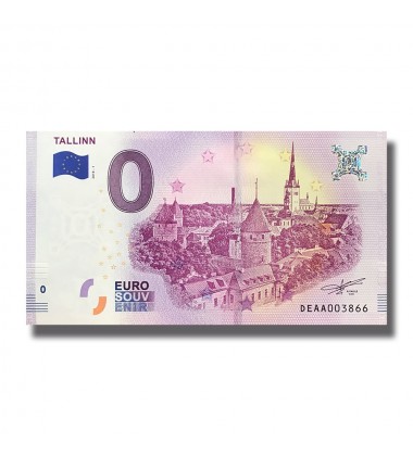 ESTONIA 2018 TALLINN 0 EURO BANKNOTE UNCIRCULATED