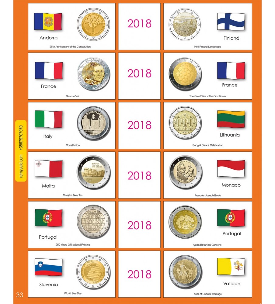 €2 Euro Commemorative Page 33