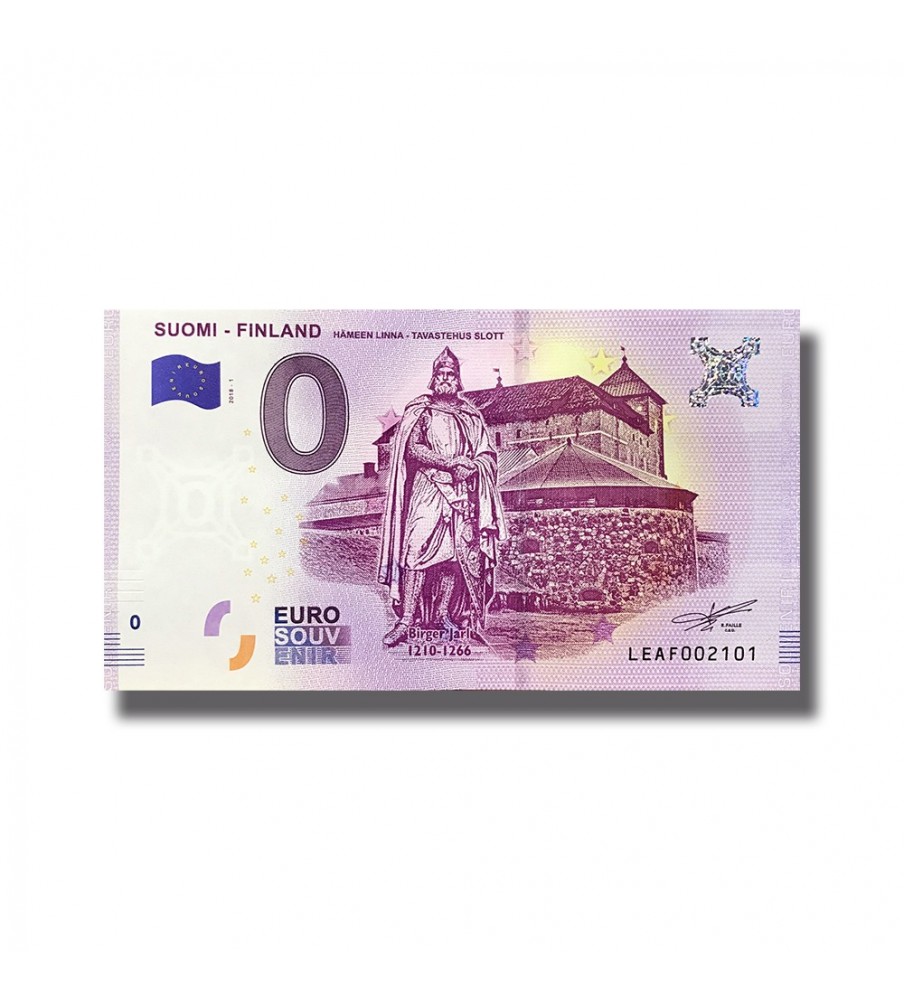 2018 Suomi Finland Hameem Linna 0 Euro Souvenir Banknote 005099