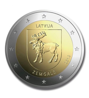 2018 Latvia Zemgale 2 Euro Coin