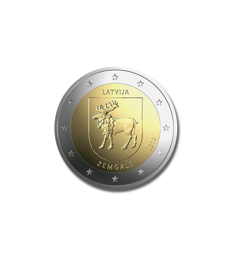 2018 Latvia Zemgale 2 Euro Coin