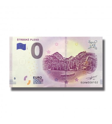 0 EURO SOUVENIR BANKNOTE STRBSKE PLESO N2018 SLOVAKIA 005133