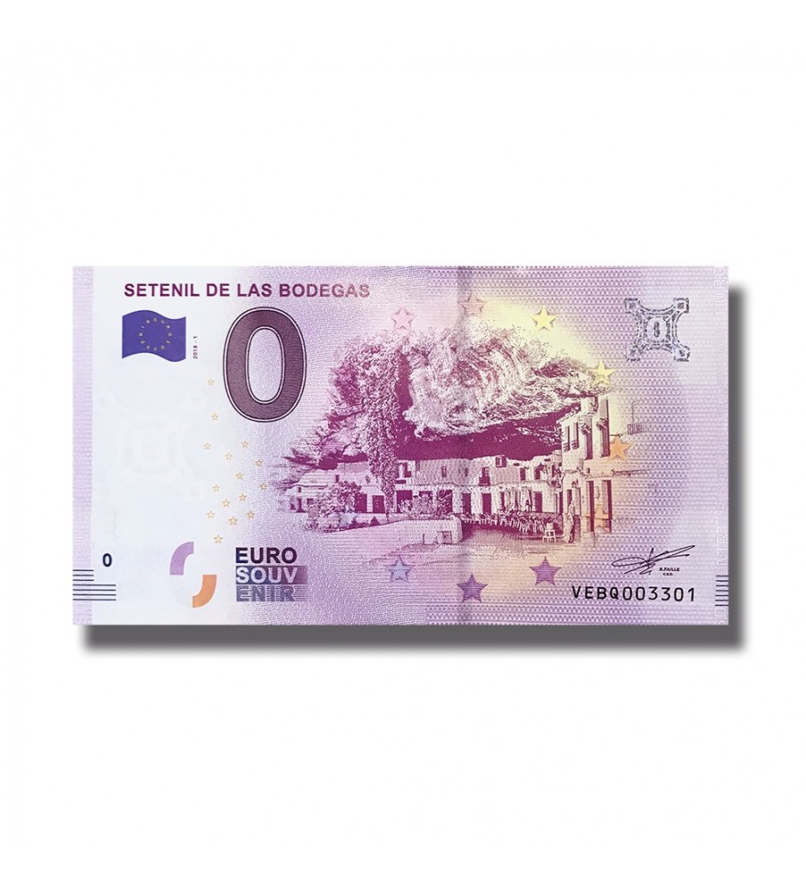 0 Euro Souvenir Banknote Setenil De Las Bodegas Spain VEBQ 2018-1