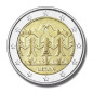 2018 Lithuania Song And Dance Festival 2 Euro Coin