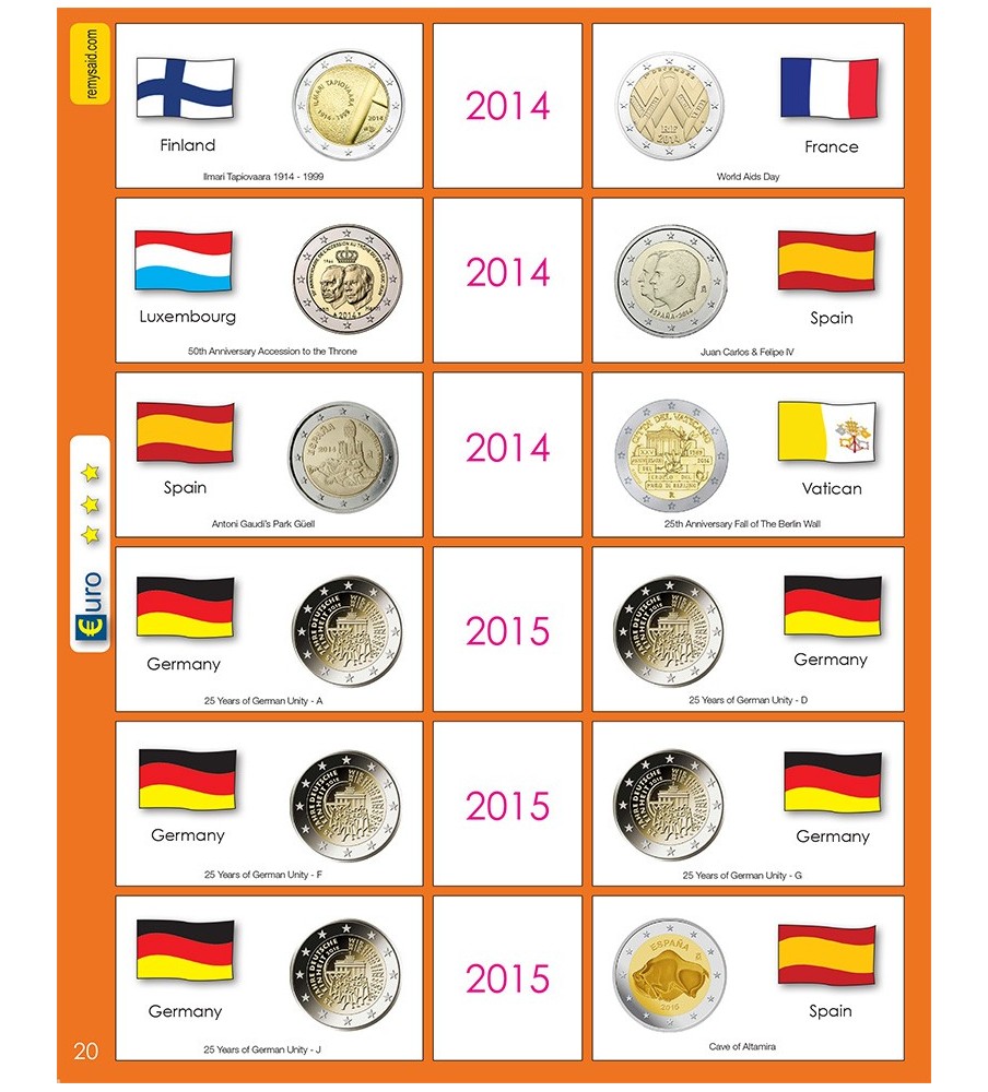 €2 Euro Commemorative Page 20