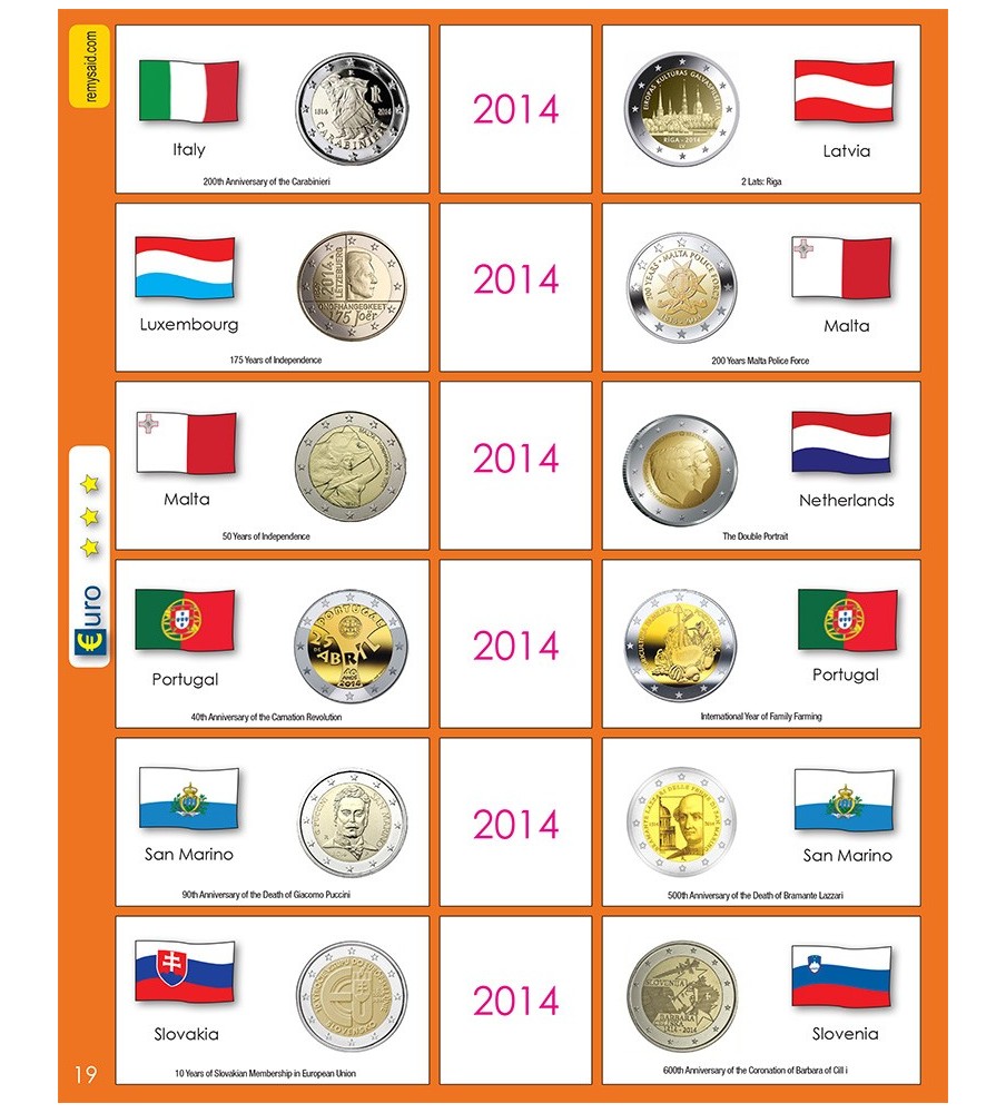 €2 Euro Commemorative Page 19