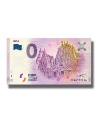 0 Euro Souvenir Banknote Latvia Riga CEAA