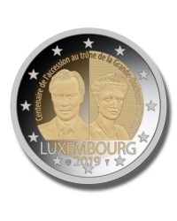 2019 Luxembourg Duchess Charlotte 2 Euro Coin