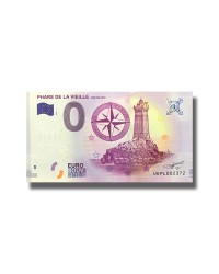 0 EURO SOUVENIR BANKNOTE PHARE DE LA VIEILLE RAZ DE SEIN 2017 FRANCE UEPL