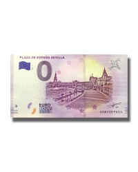 0 Euro Souvenir Banknote Plaza De Espana Sevilla Spain VEBV 2019-1