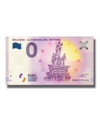 Euro Souvenir Banknote Bologna La Fontana Del Nettuno 2019 Italy SEBE