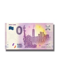 0 Euro Souvenir Banknote New York 2019 USA