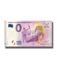 0 Euro Souvenir Banknote Market Garden Arnhem Bridge 17 Sept 1944 2019 Netherlands