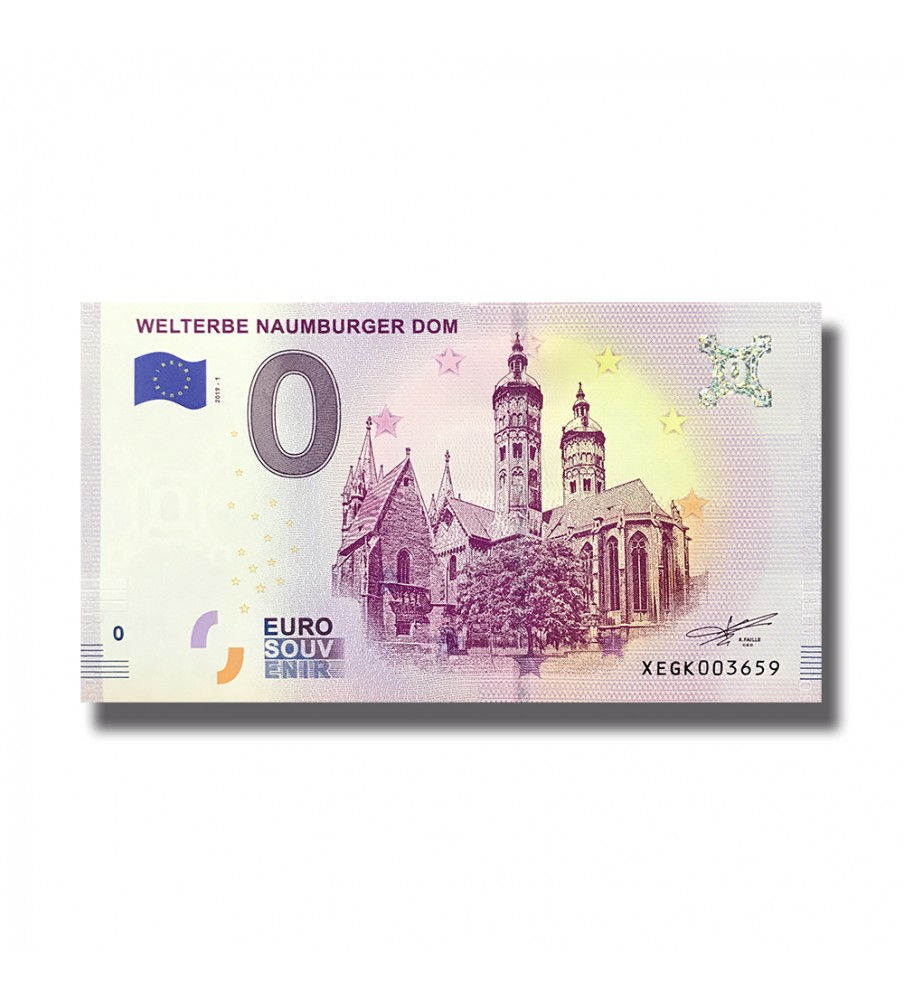 0 Euro Souvenir Banknote Welterbe Naumburger Dom Germany XEGK 2019-1