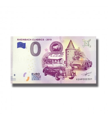 0 EuroSouvenir Banknote Reinbach Classics Germany 2019-1 XEHP