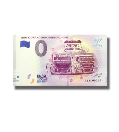 0 EuroSouvenir Banknote Truck Grand Prix Nurburgring Germany 2019-3 XEBL