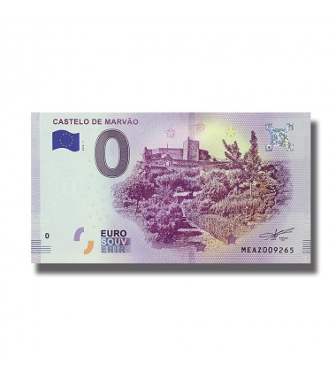 0 EURO SOUVENIR BANKNOTE CASTELO DE MARVAO PORTUGAL 2018-1 MWAZ