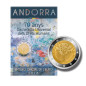 2018 Andorra 70 Years Declaration of Human Rights 2 Euro Coin