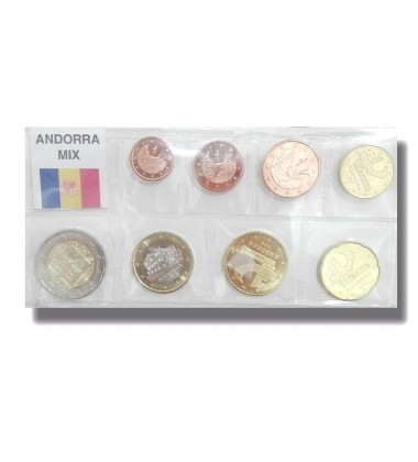 ANDORRA EURO COINS MIXED SET