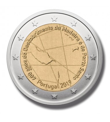 2019 Portugal Madeira Porto Santo 2 Euro Coin