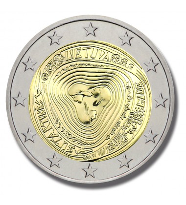 2019 LITHUANIA SUTARTINES SONGS 2 EURO COMMEMORATIVE COIN